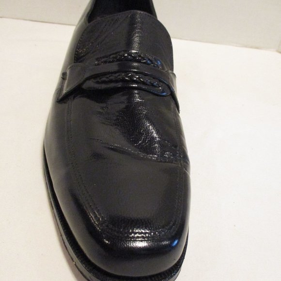 Florsheim Men Size 10.5 Black Slip On Business Travel Evening Dress Shoes main image 5